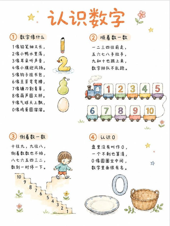 【9页高彩版】幼小衔接数学儿歌大全.pdf