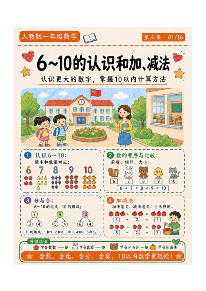 三-【16页高彩版】26秋6~10的认识和加、减法.pdf