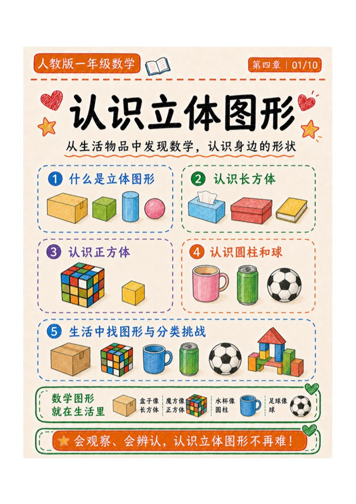 四-【10页高彩版】26秋认识立体图形.pdf