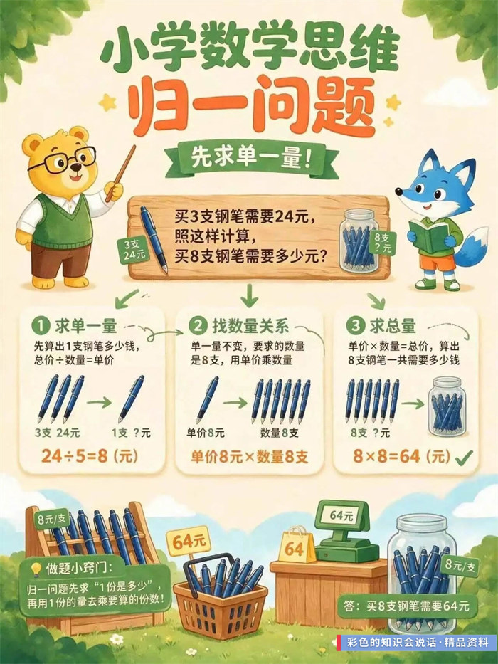 【9页高彩版】26秋小学思维训练9大难点题型.pdf